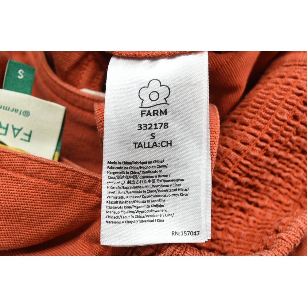 FARM Rio Orange Button-Front Jumpsuit - Picture 6 of 12